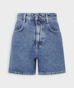 Even&Odd Denim Shorts - Dark Blue Denim -Even&Odd Sales Store f4554b73d6a3478ca76b103c59037c46