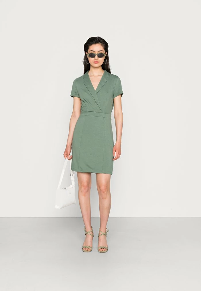 Even&Odd Jersey Dress - Green 4 Even&Odd Jersey Dress - Green - Image 2
