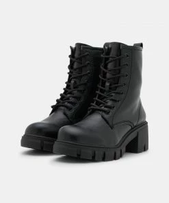 Even&Odd Lace-up Ankle Boots - Black -Even&Odd Sales Store f5131b21b11049b38a99763b5d70dfac
