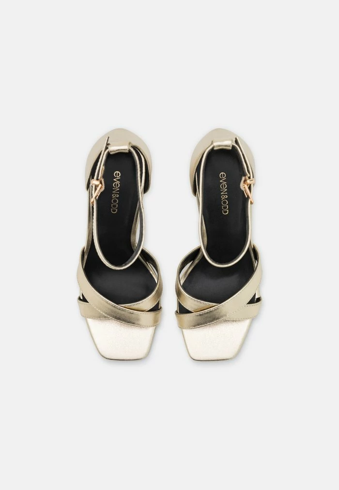 Even&Odd High Heeled Sandals - Gold-coloured 8 Even&Odd High Heeled Sandals - Gold-coloured - Image 6