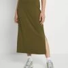 Even&Odd Maxi Skirt - Khaki -Even&Odd Sales Store f60b6f9c2fdf463a9b0416ffd5e1b68a