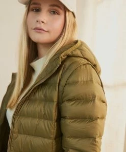 Even&Odd Down Jacket - Khaki