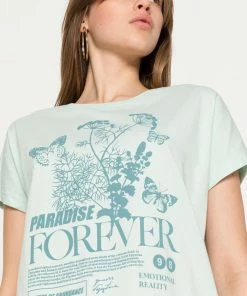 Even&Odd Print T-shirt - Light Green -Even&Odd Sales Store f7ac9355c8c3442092830ca42d142b83