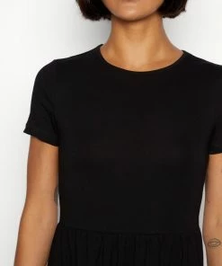 Even&Odd 2ER PACK - Jersey Dress - Black/pink -Even&Odd Sales Store f7bca2e2d6a642d0b3d555f9c0d2890e