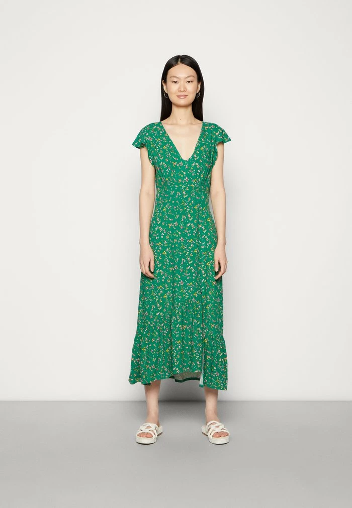 Even&Odd Day Dress - Green/pink 3 Even&Odd Day Dress - Green/pink