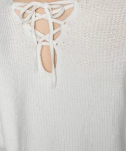 Even&Odd BACK DETAIL LACING - Jumper - Off White -Even&Odd Sales Store f7ebbe50e5164fa595489bf97e1a87e0