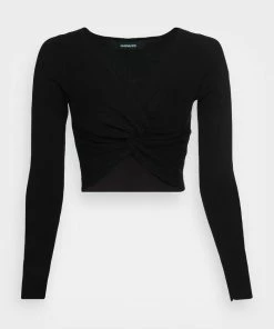 Even&Odd WRAP FRONT JUMPER - Jumper - Black 10 Even&Odd WRAP FRONT JUMPER - Jumper - Black -Even&Odd Sales Store f83cc644fb1142c1ace46a185380b816