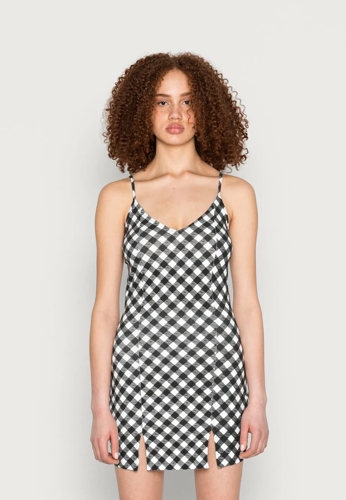 Even&Odd Jersey Dress - Black/white 3 Even&Odd Jersey Dress - Black/white