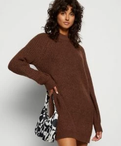 Even&Odd Jumper Dress - Dark Brown -Even&Odd Sales Store f97035e6653142b39c9f4b2cac37fa97