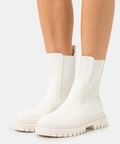 Even&Odd Platform Ankle Boots - Off-white