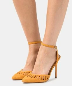 Even&Odd LEATHER - Classic Heels - Orange