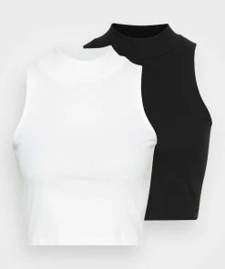 Even&Odd 2 PACK - Top - Black/white -Even&Odd Sales Store fb4691c0f86f46be82e536c4db6d7591