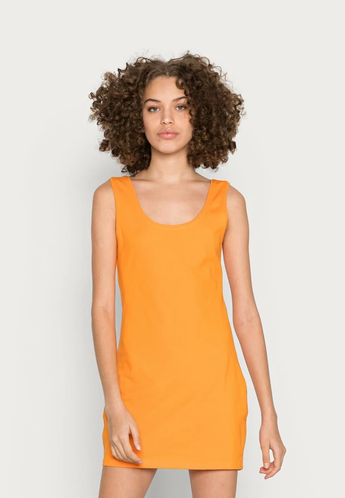Even&Odd 2 PACK - Shift Dress - Black/orange 6 Even&Odd 2 PACK - Shift Dress - Black/orange - Image 4
