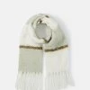 Even&Odd Scarf - Green/white 2 Even&Odd Scarf - Green/white -Even&Odd Sales Store fbd8466705fb46789553552b87bf31d0