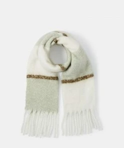 Even&Odd Scarf - Green/white