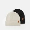 Even&Odd 2 PACK - Beanie - Black/off-white -Even&Odd Sales Store fcca310fd78c4195a41152729b91d55d