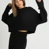 Even&Odd CROPPED JUMPER - Jumper - Black 1 Even&Odd CROPPED JUMPER - Jumper - Black -Even&Odd Sales Store fd3bd6122f154dad894d971b813e9d0b