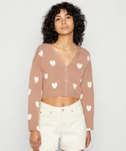 Even&Odd Cardigan - Sand/off-white