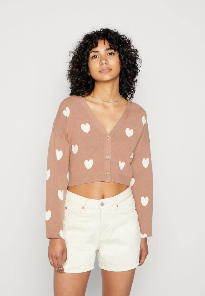 Even&Odd Cardigan - Sand/off-white 3 Even&Odd Cardigan - Sand/off-white