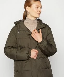 Even&Odd Winter Coat - Khaki -Even&Odd Sales Store fecb4ddde52e496787edd499907f20b8