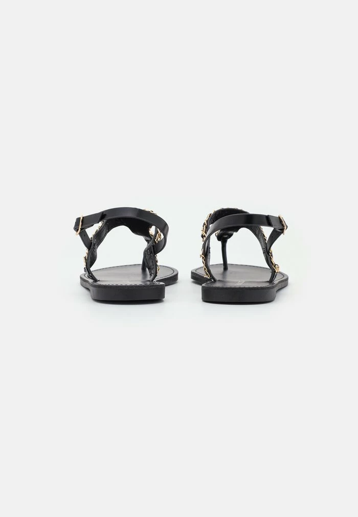 Even&Odd T-bar Sandals - Black 6 Even&Odd T-bar Sandals - Black - Image 4